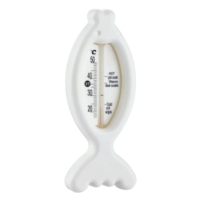Afbeelding van Babyjem Badthermometer Fish Wit