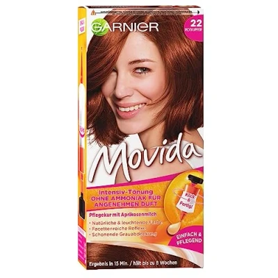 Afbeelding van Garnier 3 x Movida Colour Tube 22 koperkleuren (voor heldere kleuren, ook voor grijs haar, zonder ammoniak