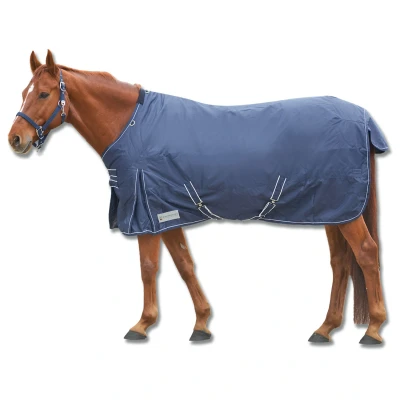 Afbeelding van Waldhausen Outdoordeken Economic 200 Grams Blauw Paardendekens 205 Gram