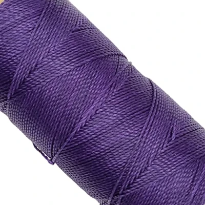 Afbeelding van Linhasita Spoel gewaxt garen, 100 g/170 m, polyester, 1 mm dik, macramé, 30 kleuren, paars