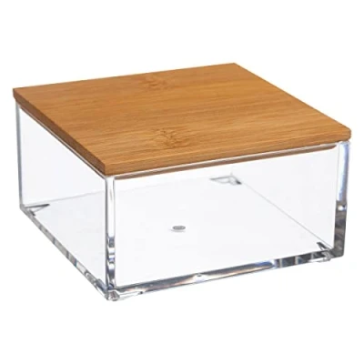 Afbeelding van Sieraden/make up houder/box 9,5 x 5 cm van kunststof Nagellak box Sieraden Make Organizer