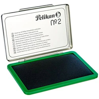 Afbeelding van Ink Pads in Metal Casing Green,Silver 110 mm 70