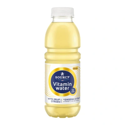 Afbeelding van Sourcy Vitaminwater Druif en Citroen Petfles 6 x 50 cl
