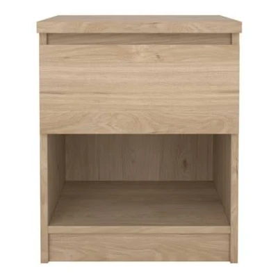 Afbeelding van Nada nachtkastje 1 lade Hickory decor.