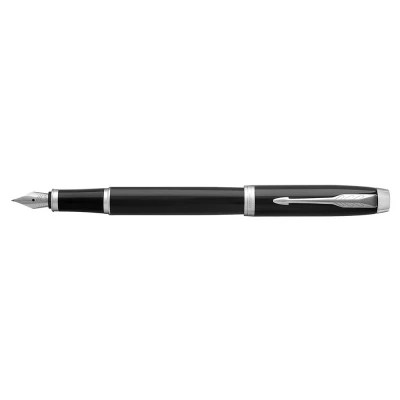 Afbeelding van Parker IM Black Lacquer CT Vulpen Schrijfwijze: Medium Kleur: Zwart De Vulpenwereld