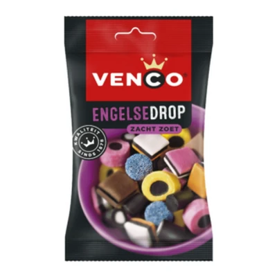 Afbeelding van Venco Engelse Drop 12 x 127 gram