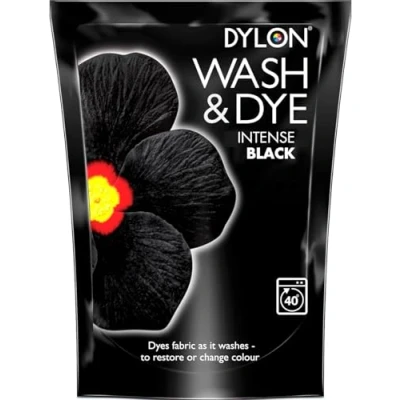 Afbeelding van Dylon Wasmiddel &amp; Tinctuur Was Tint in Zwart tijdens het wassen de machine Grote container 400g