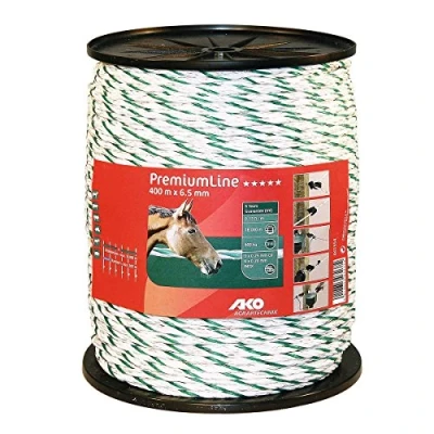 Afbeelding van Ako Koord Premiumline Wit/groen 400m