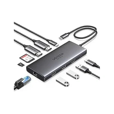 Afbeelding van UGREEN 10 in 1 USB hub Grijs