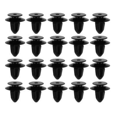 Afbeelding van eMagTech 20 stuks deurbekledingspaneel bevestigingsclips 7H0843213 deurbekleding bevestigingsclip binnendeurgesp compatibel met VW T5 T6 zwart