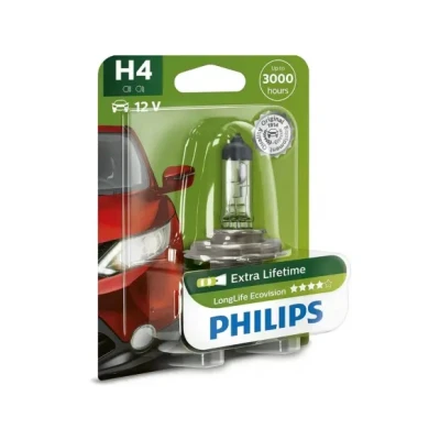 Afbeelding van Philips 12342LLECOB1 H4 EcoVision 55W blister 0730517