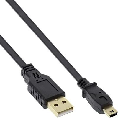 Afbeelding van InLine 31810F USB kabel 1 m 2.0 A Mini B Zwart