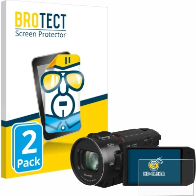 Afbeelding van BROTECT Screenprotector voor Panasonic HC VX3 Folie Beschermfolie transparant (2 Stuks)