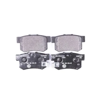 Afbeelding van HELLA 8DB 355 016 451 Remblokkenset Met akoestische slijtagewaarschuwing HONDA: CIVIC 7 Hatchback, S2000, JAZZ 4, SUZUKI: Jimny Off Road, SWIFT 3