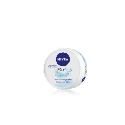 Image de NIVEA SOFT Crème de Soin multi usage hydratante 48H (1 x 50 ml), hydratant Visage, Corps &amp; Mains à la vitamine E Huile Jojoba, Formule Vegan lègère, 95% ingrédients d&#039;origine naturelle
