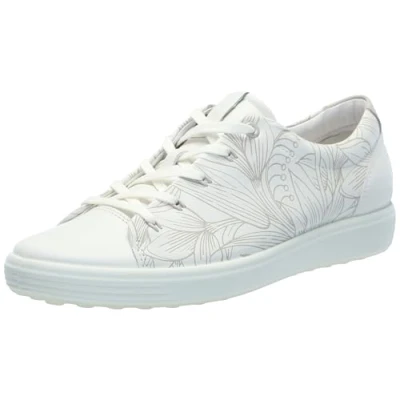 Afbeelding van ECCO Zachte sneakers voor dames, Witte bloemenprint