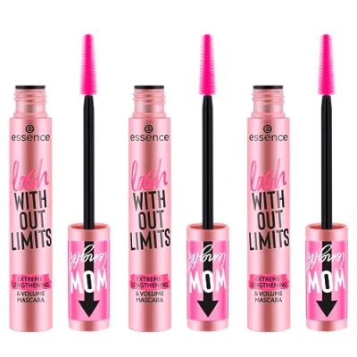 Image de essence Lash Withess Limits Extreme Lenghing &amp; Volume Mascara N 01 Noir Longue durée, Volumisant, Végétalien, sans particules de microplastique, nanoparticules, parfum, Lot 3 (3 x 13 ml)