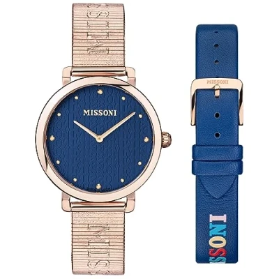Afbeelding van Missoni M1 MWQW00522 Horloge Staal Rosékleurig Ø 38 mm