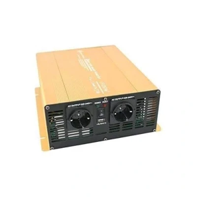Afbeelding van 12V naar 230V Zuivere Sinus Spanningsomvormer 1500W Goud
