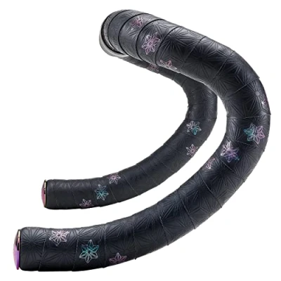 Afbeelding van Supacaz Stuurlint Galaxy Zwart/oil Slick+ Oil Slick Plugz