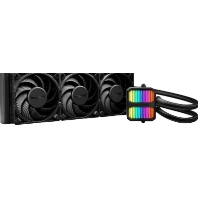Afbeelding van be quiet! Silent Loop 3 360mm Vloeistof koelsysteem processor afmeting radiator: 360 mm voor Intel: LGA 1851, 1700, 1200, 115X AMD AM5, AM4 3x Wings 4 120mm PWM high speed fans zwart