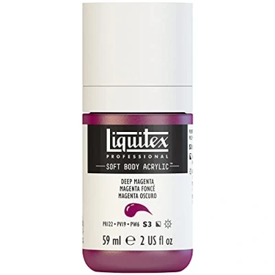 Afbeelding van Liquitex Professional Soft Body Acrylfles, 59 ml, donker magenta, ml