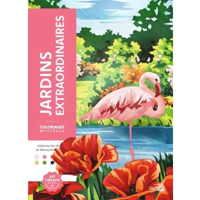 Afbeelding van JARDINS EXTRAORDINAIRES COLORIAGES MYSTERES
