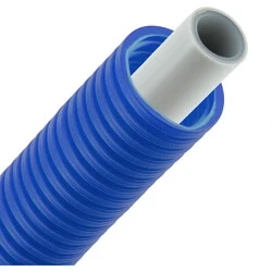 Afbeelding van BONFIX Alupers meerlagenbuis met mantel blauw 16 x 2 mm (50