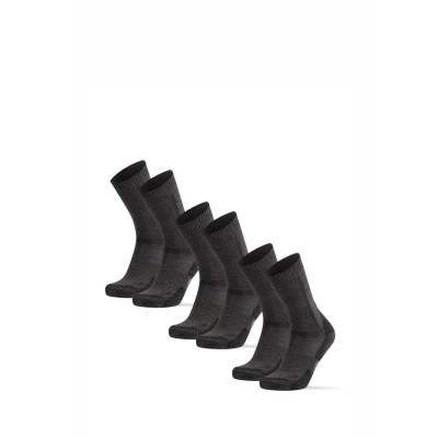 Afbeelding van Danish Endurance Classic Hiking Socks 3 PACK Sportsokken, Heren, Maat: 39 42, Dark grey