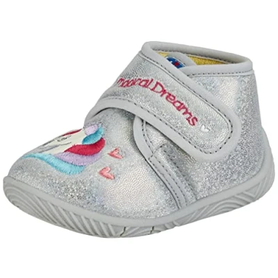 Afbeelding van Chicco, Tiber Slipper voor meisjes, zilver.