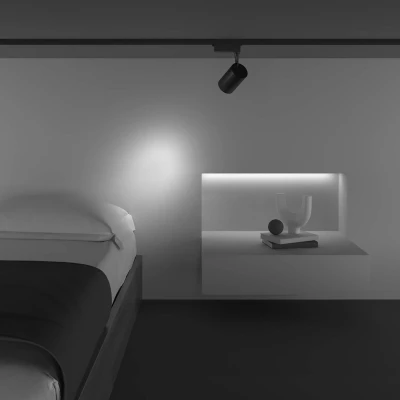 Afbeelding van LED spot Vuoro Unity, zwart, 4.000 K, 10 W, 1 fase