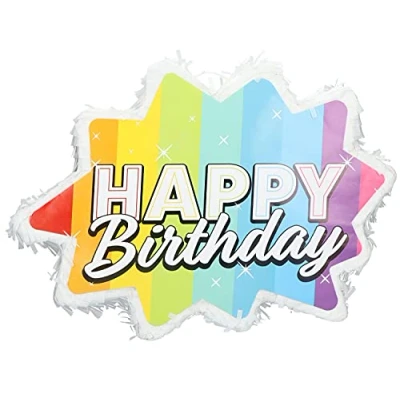 Afbeelding van Folat Pinata Star Rainbow Day 38 x 28 cm