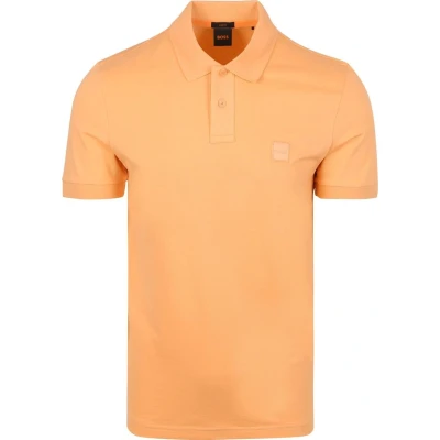 Afbeelding van Boss Casual Passenger Polo Heren korte mouwen Oranje