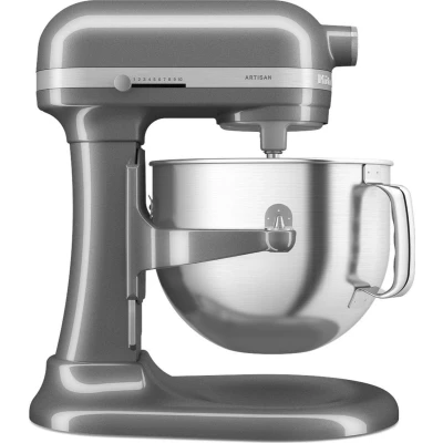 Afbeelding van KitchenAid keukenmachine Artisan In hoogte verstelbare kom 375 W Krachtig met 11 snelheden Roestvrijstalen accessoires 6,6L Tingrijs