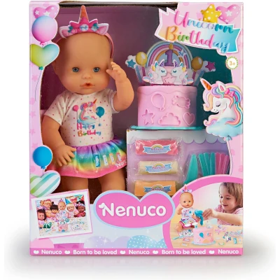 Afbeelding van Babypop Famosa Nenuco 35 cm Eenhoorn