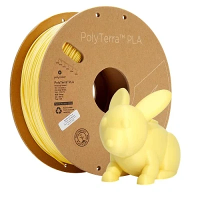 Afbeelding van Polymaker PolyTerra PLA Banana 1,75 mm 1 kg