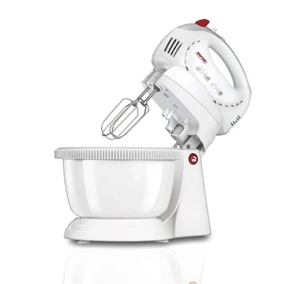 Image de Mélangeur à Pâtisserie avec Bol Rotative 24 L 5 Vitesses + Turbo MPM MMR 17Z 300 Blanc