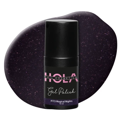 Afbeelding van Gelpolish #172 Magical Nights 10ml paars Gelnagellak Hola