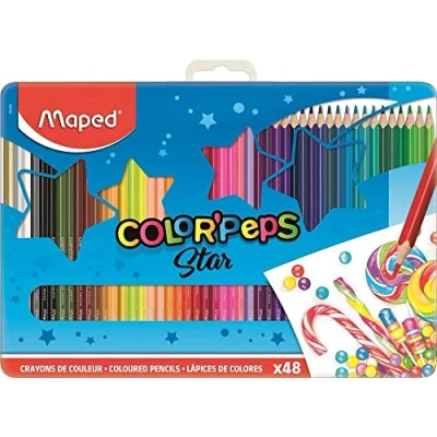 Afbeelding van COLOR&#039;PEPS kleurpotlood bliketui x 48 niet ophangbaar