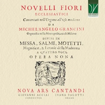 Afbeelding van Ivana Valotti, Nova Ars Cantandi &amp; Giovanni Acciai Michelangelo Grancini‎: Novelli Fiori Ecclesiastici (CD)