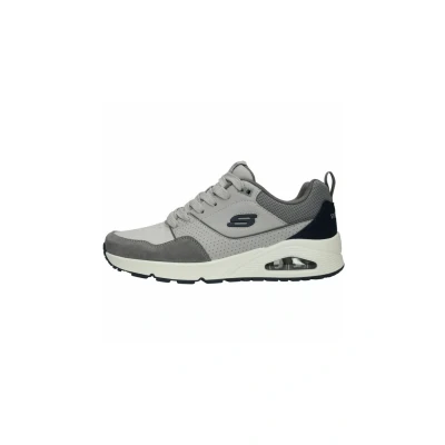 Afbeelding van Skechers UNO Retro ONE Sneakers laag, Heren, Maat: 45, Gry Leer/ synthetisch