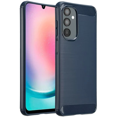 Afbeelding van imoshion Hoesje Geschikt voor Samsung Galaxy A26 Siliconen EasyGrip Backcover Donkerblauw