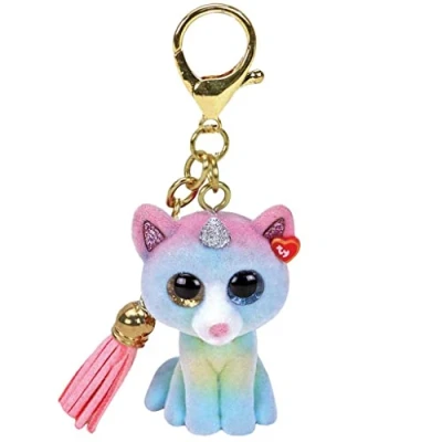 Image de Porte clés Ty Mini Boo’s Heather le chat licorne
