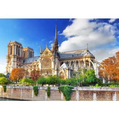 Afbeelding van Bluebird Puzzle Cathédrale Notre Dame de Paris 1000 Teile.