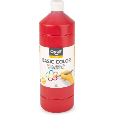 Afbeelding van Plakkaatverf Creall basic rood 1000ml