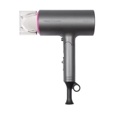 Image de Sèche cheveux ionique professionnel 3 niveaux de température Poignée pliable Proficare HT 3073 1600 Rose