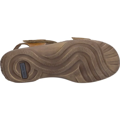 Afbeelding van Josef Seibel Sandalen met sleehak, Dames, Maat: 45, Safran Leer