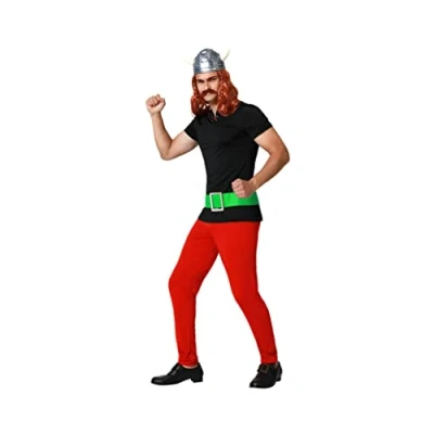 Afbeelding van Kostuums voor Volwassenen Viking Man Rood Maat M/L