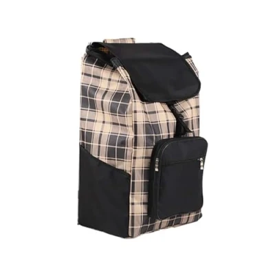 Afbeelding van Boodschappentas voor winkelwagen, reservetas 45 l, met reservevak de trolley