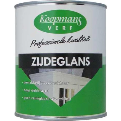 Afbeelding van Koopmans Zijdeglansverf 9010 Wit 0,25 liter